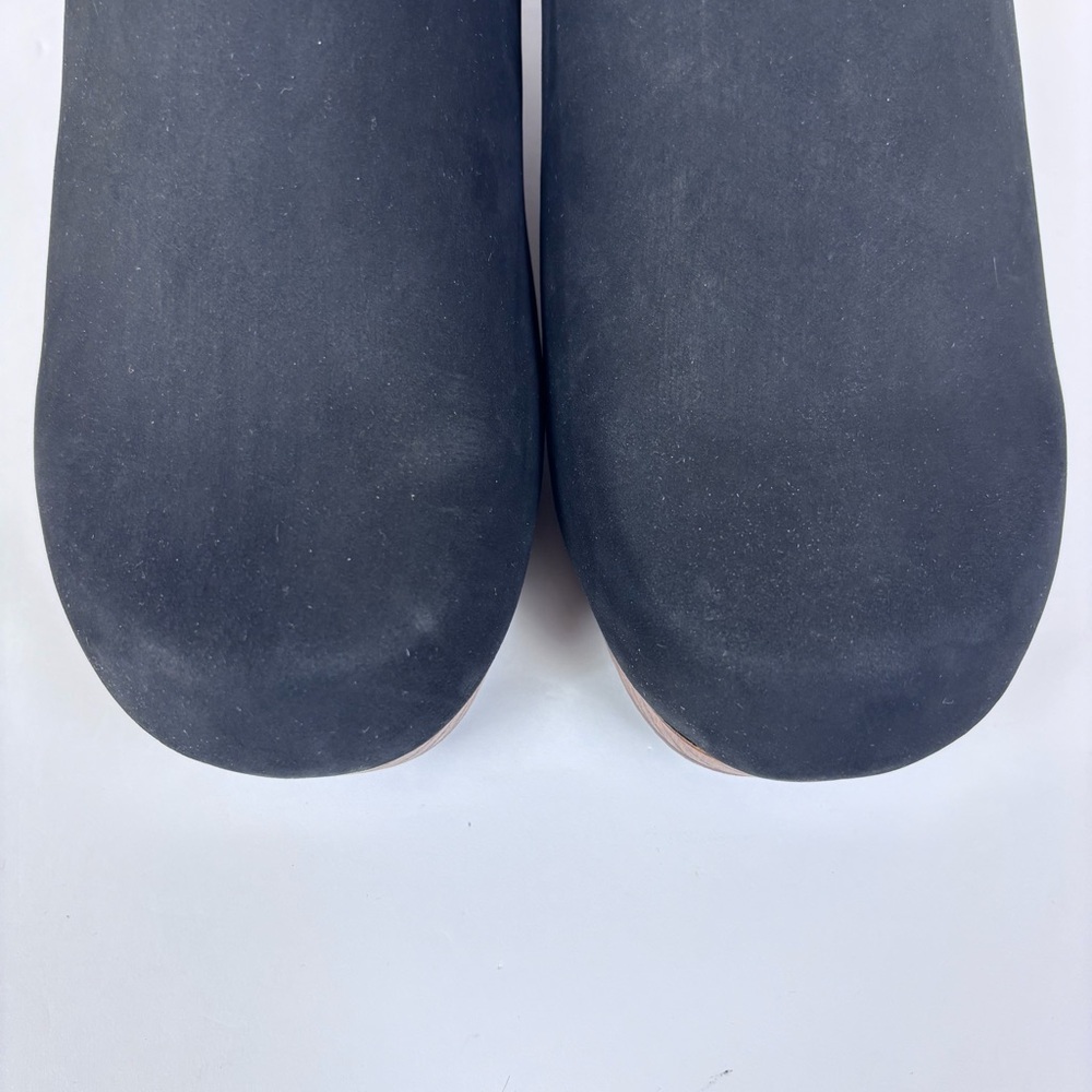 White Mountain Being Leather Platform Slingback Clogs Mules Adjustable Strap 7.5 - Picture 7 of 16